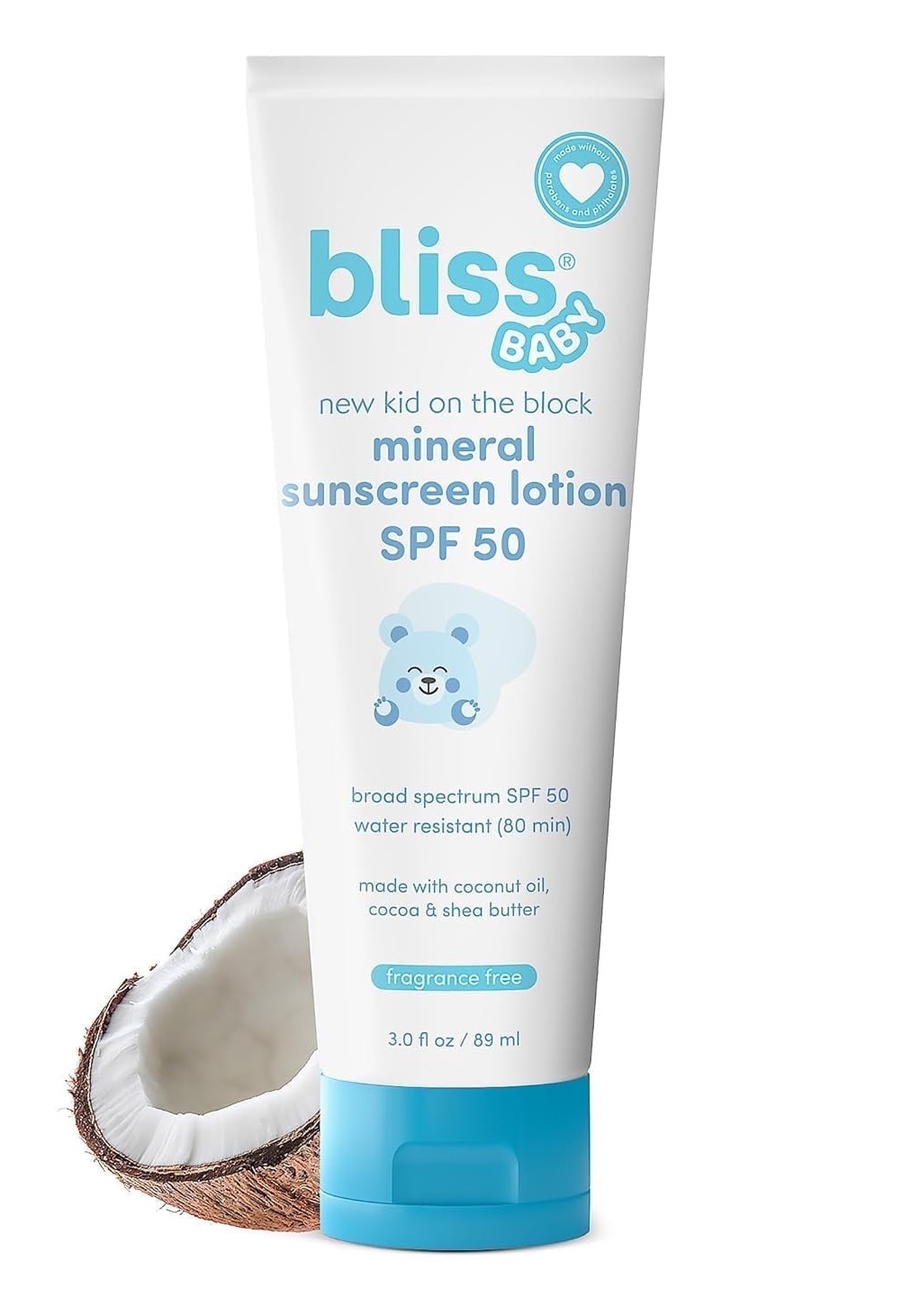 Bliss Baby Premium SPF 50 Sunscreen Mineral Lotion