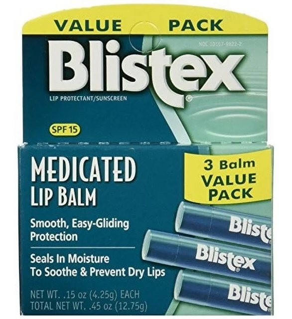 Blistex Medicated Lip Balm, SPF 15