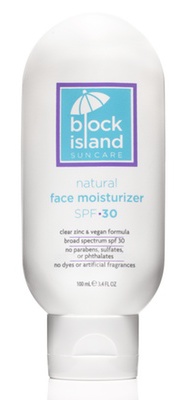 Block Island Organics Natural Face Moisturizer Spf 30