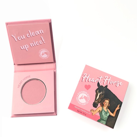 Blue Ribbon Beauty Heart Horse // Matte Blush