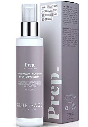 Blue Sage Watermelon + Cucumber Brightening Essence Facial Toner