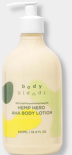 Body Blendz Hemp Hero AHA Body Lotion