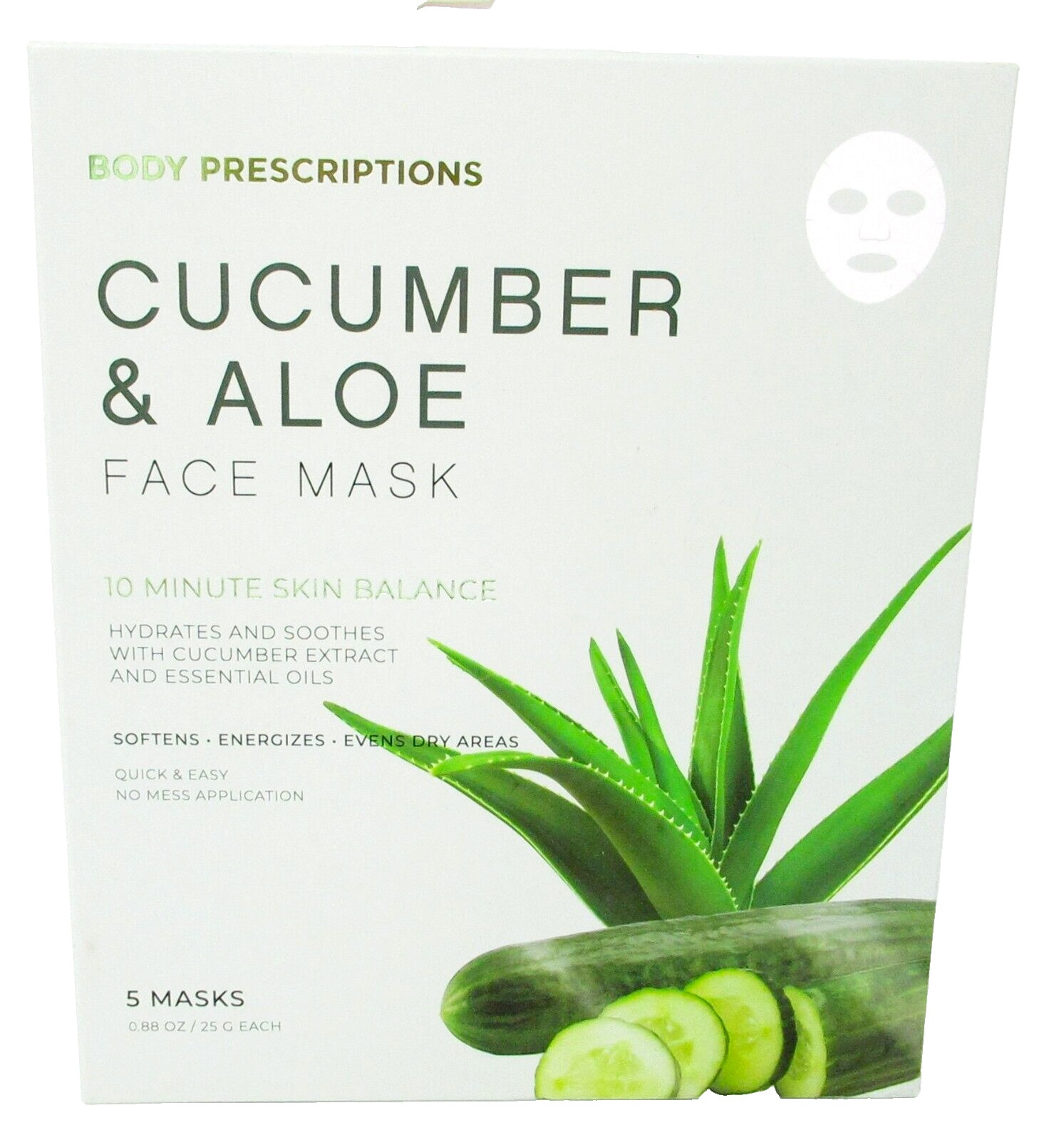 Body Prescriptions Cucumber And Aloe Face Mask