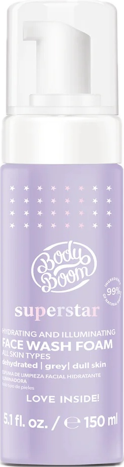 BodyBoom Superstar Hydrating And Illuminating Face Wash Foam