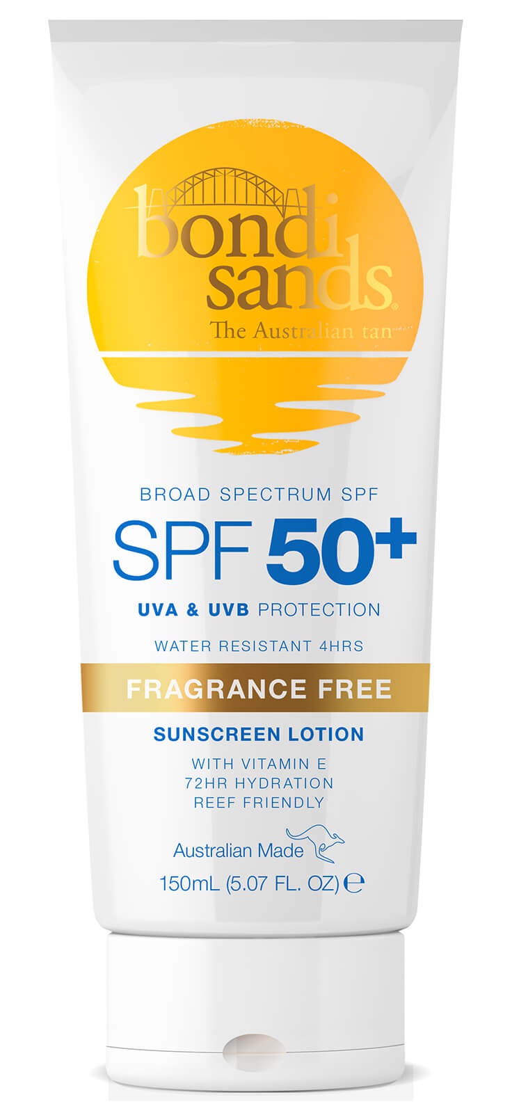 Bondi Sands Sunscreen Lotion Spf50+ - Fragrance Free