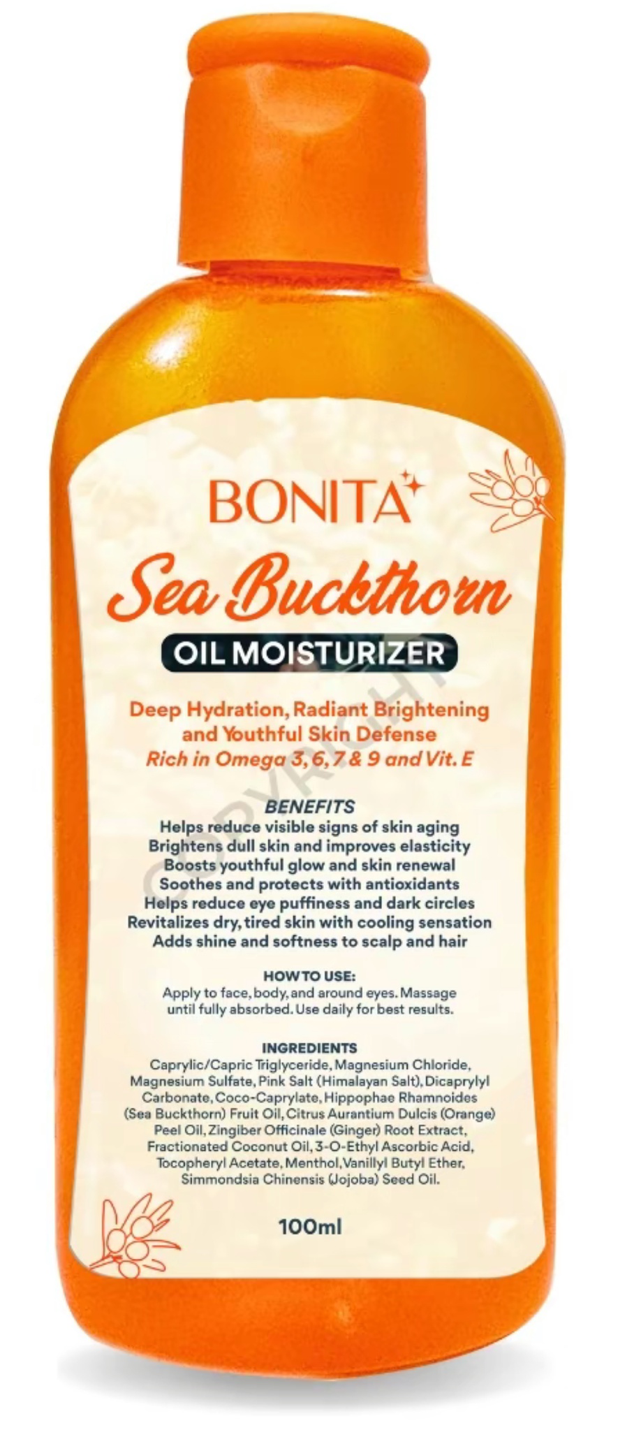 Bonita Sea Buckthorn Oil Moisturizer