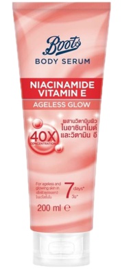 Boots Body Serum Niacinamide Vitamin E Ageless Glow