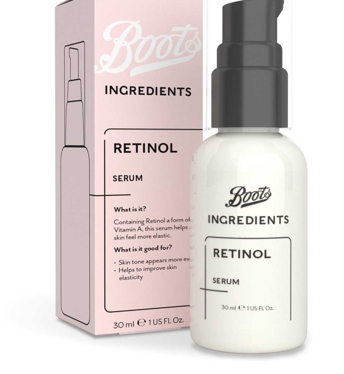 Boots Ingredients Retinol Serum