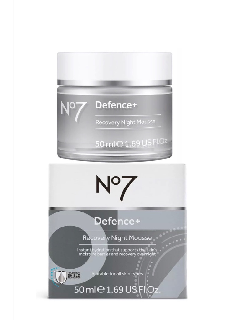 Boots No 7 No 7 Defence+ Recovery Night Mousse