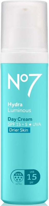 Boots No7 No7 Hydraluminous Day Cream Spf 15 Drier Skin