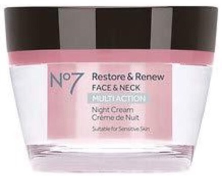 Boots No7 Restore And Renew, Face And Neck, Night Cream