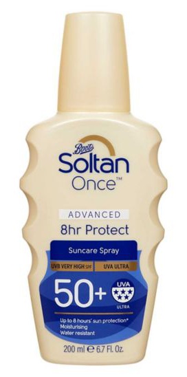 Boots Soltan Soltan Once Spray SPF50+