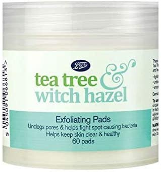 Boots Tea Tree & Witch Hazel Exfoliating Pads