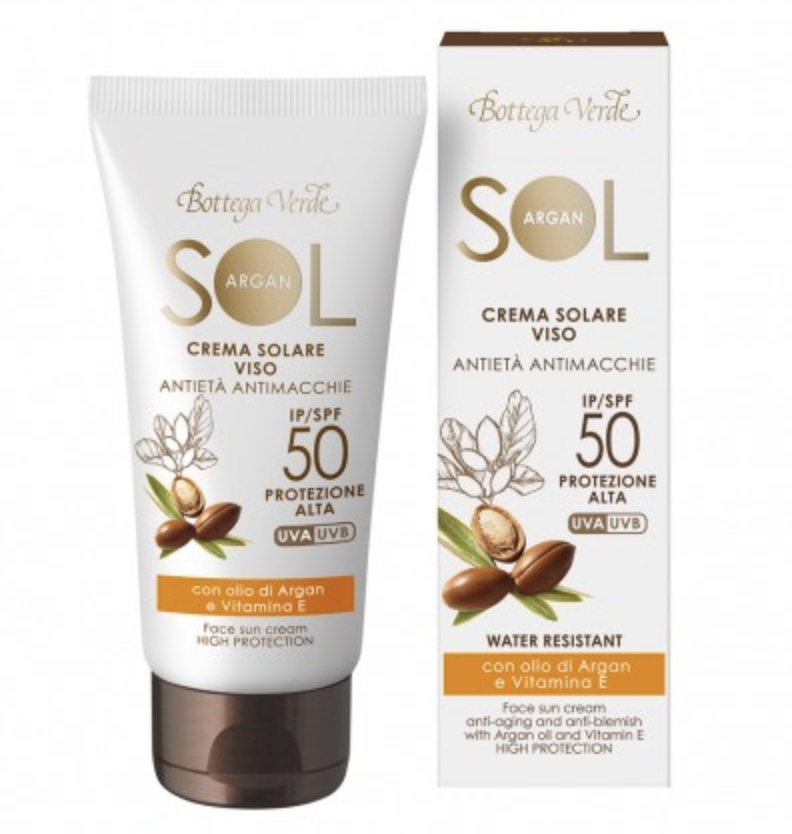 Bottega Verde Sol Argan Cream Spf 50