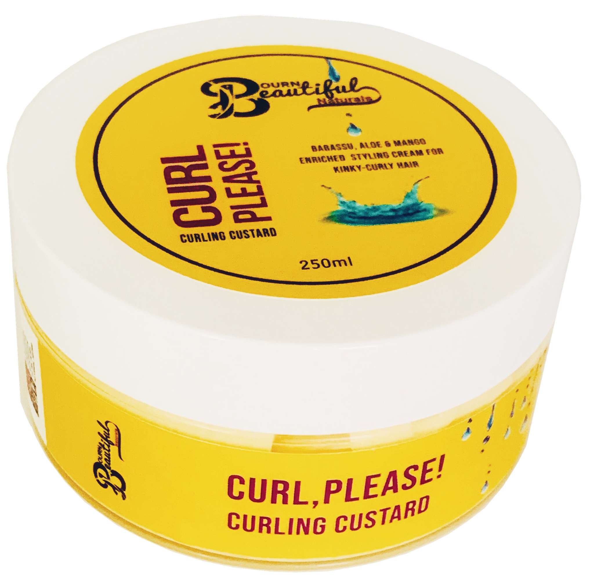 Bourn Beautiful Naturals Curl Please Curling Custard