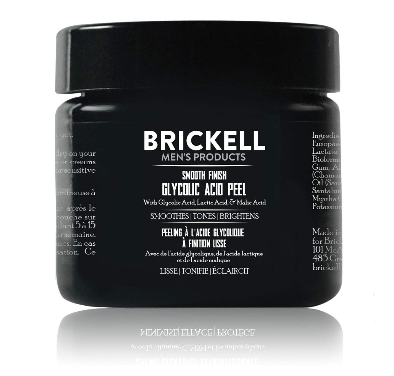 Brickell Men's Products Smooth Finish Glycolic Acid Peel For Men