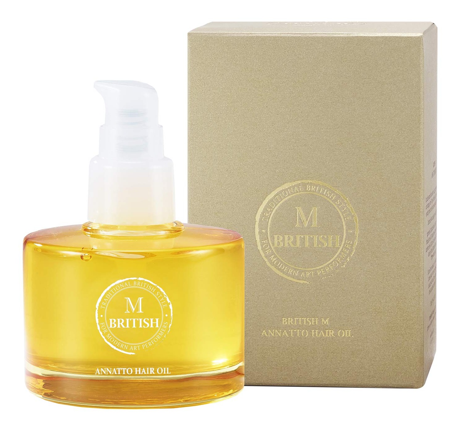 British M Organics Annatto Hair Oil