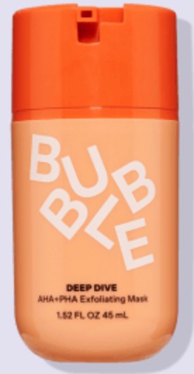 Bubble Deep Dive AHA + PHA Exfoliating Mask