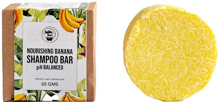 Bubble farm Nourishing Banana Shampoo Bar