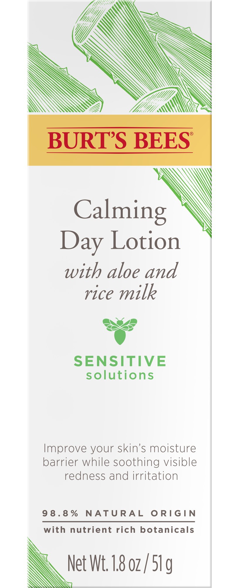 Burt's Bees Calming Day Lotion With Aloe And Rice Milk