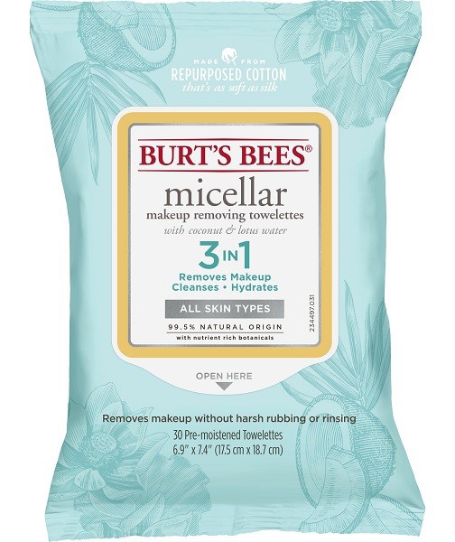 Burt's Bees Micellar With Coconut & Lotus Water Facial Wipes