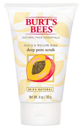 Burt's Bees Peach & Willow Bark Deep Pore Scrub