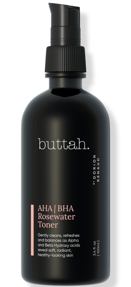 Buttah Skin AHA/BHA Rosewater Toner