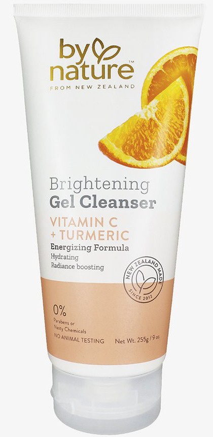 By Nature Brightening Gel Cleanser With Vitamin C + Turmeric