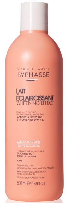 Byphasse Lait Éclaircissant Whitening Effect Oat Extract