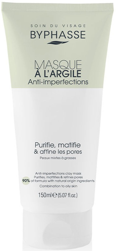 Byphasse Masque À L’argile Anti-imperfections Peaux Mixtes À Grasses