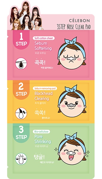 CÉLEBON 3 Step Nose Clear Pad