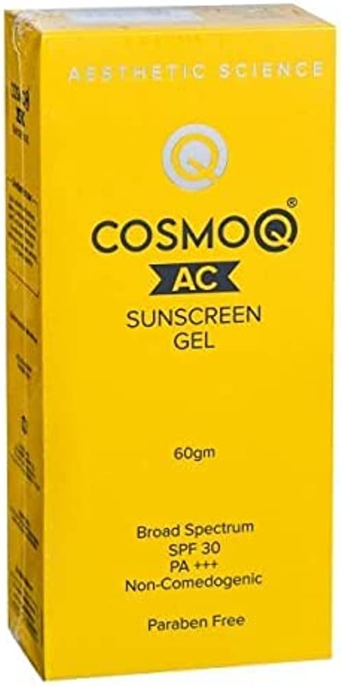 COSMOQ® Ac Sunscreen Gel Ultra-light Acne Sunscreen Gel SPF 30, Pa***