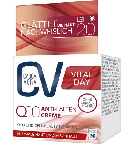CadeaVera CV Vital Day Q10 Anti-Falten Creme LSF 20