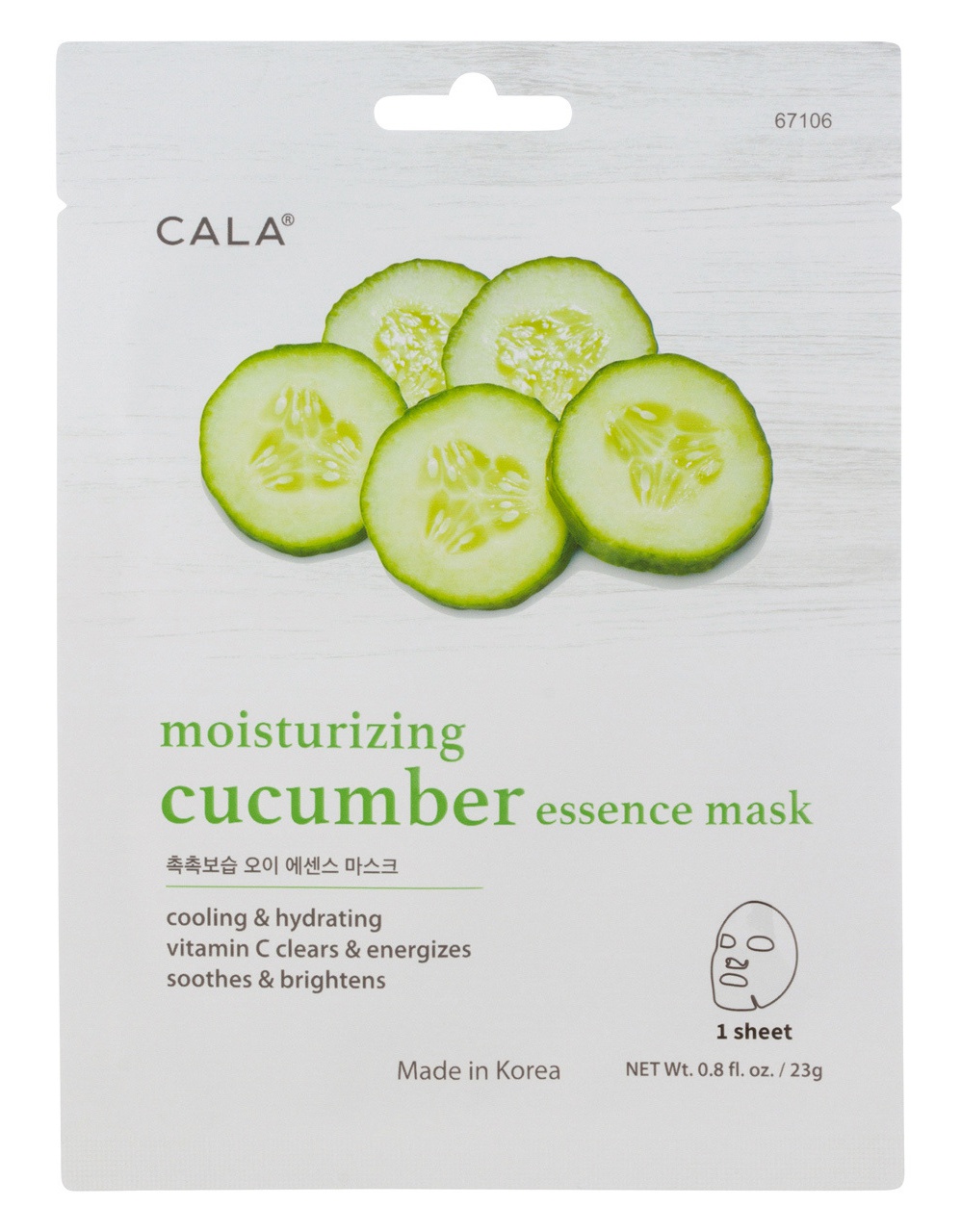 Cala Essence Facial Mask: Cucumber