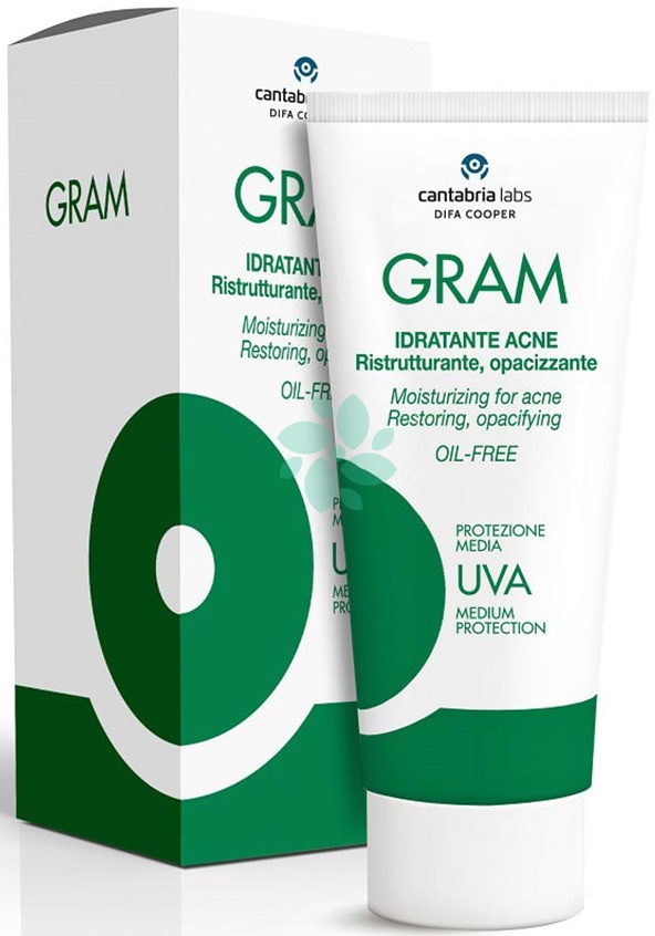 Cantabria Labs Gram Idratante Acne - Ristrutturante, Opacizzante