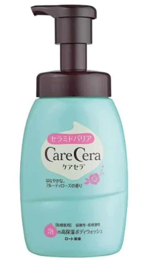 Care Cera Moisturizing Body Foam Wash Fruitty Rose