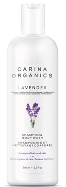 Carina Organics Lavender Shampoo And Body Wash