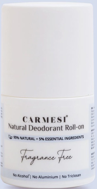 Carmesi Natural Deodorant Roll-on Fragrance Free
