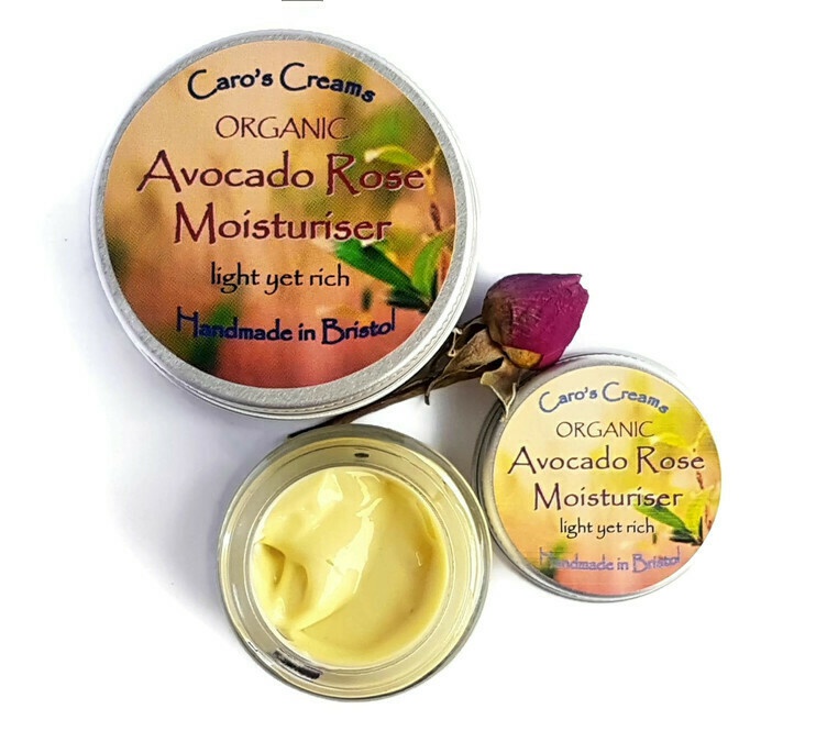 Caro’s Cream Avocado Rose Moisturiser