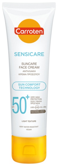 Carroten Suncare Sensicare Face Cream SPF50+