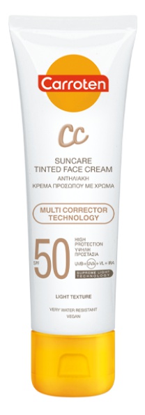 Carroten Suncare Tinted Face Cream SPF50