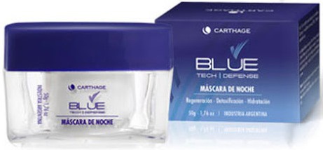 Carthage Blue Tech Defense Sleeping Mask