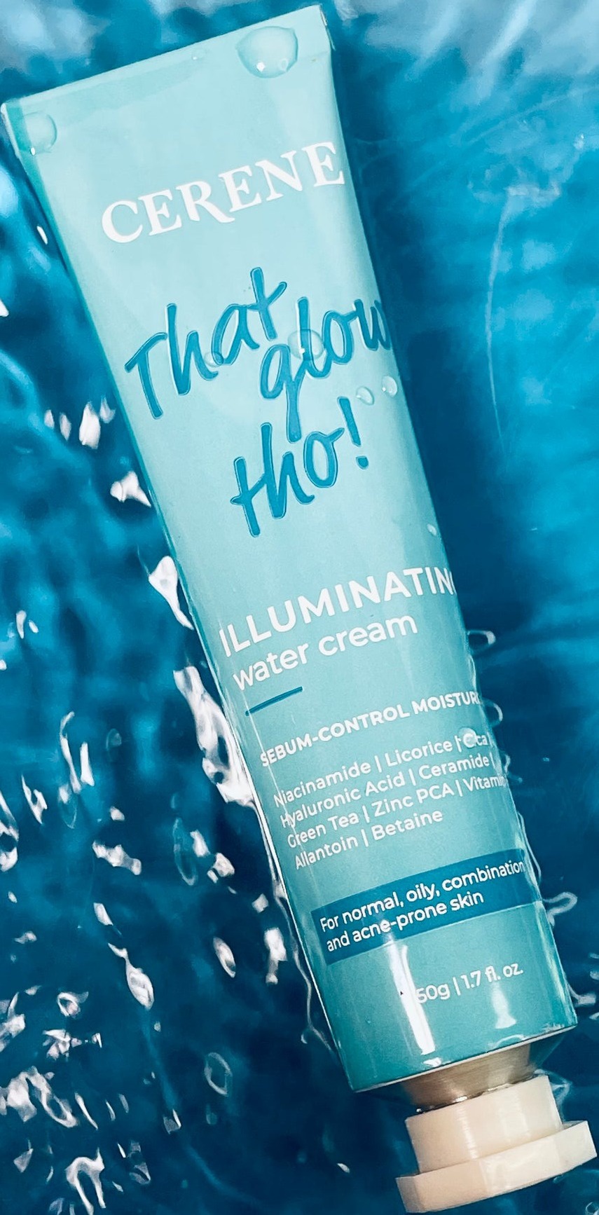 Cerene That Glow Tho! Illuminating Water Cream
