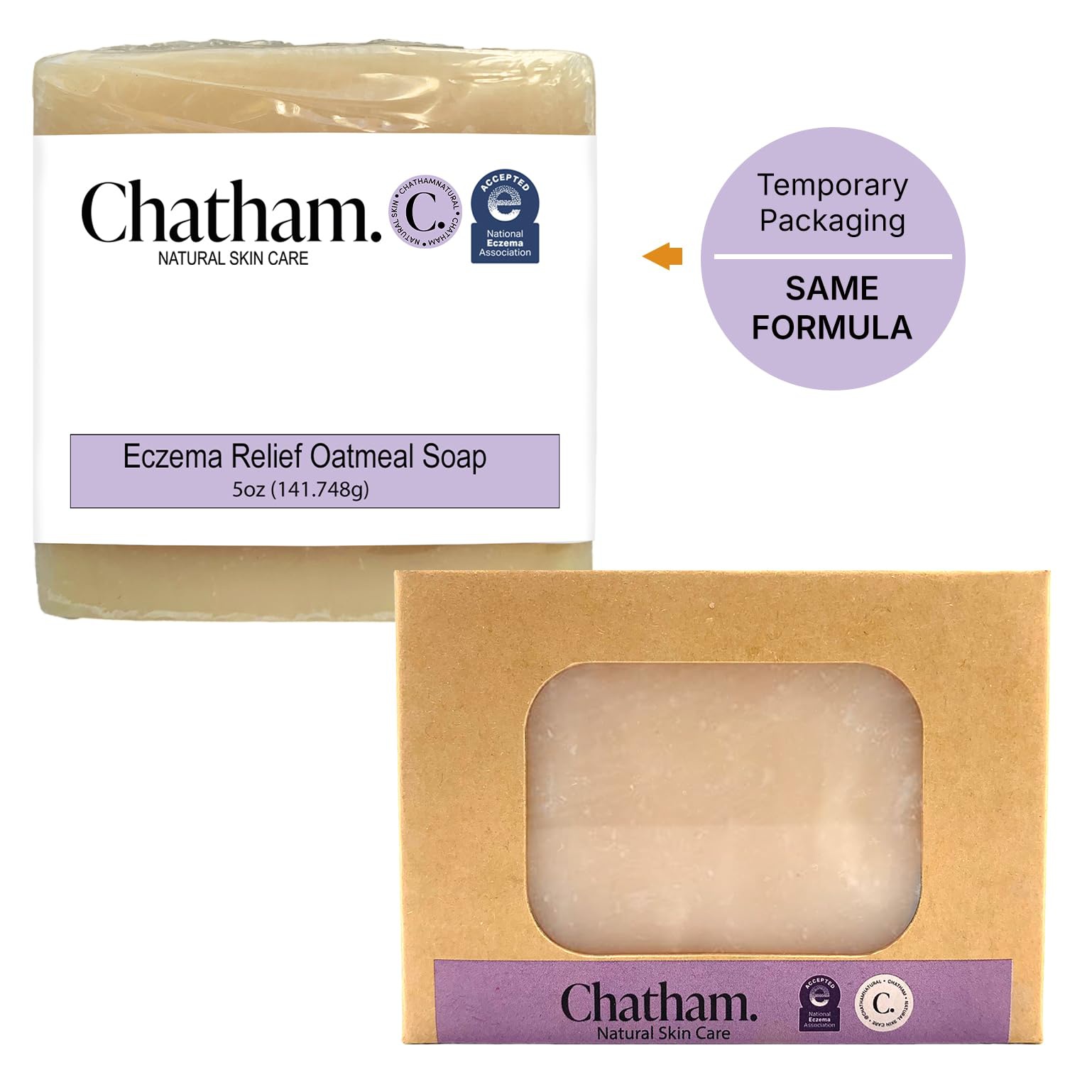 Chatham Natural Skin Care® Eczema Relief Oatmeal Soap