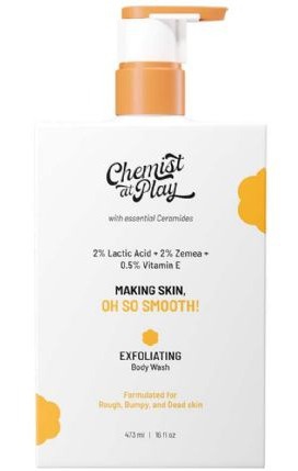 Chemist at Play Exfoliating Body Wash 2% Lactic Acid + 2% Zemea + 0.5% Vitamin E