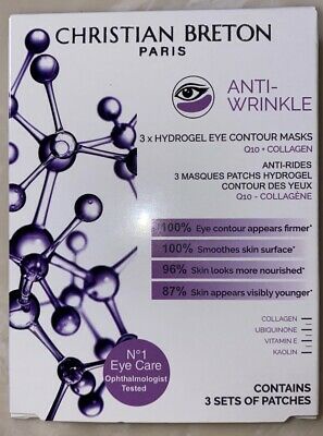 Christian Breton Paris Anti-wrinkle Hydrogel Eye Contour Masks