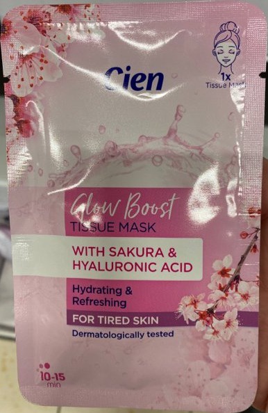 Cien Glow Boost Tissue Mask