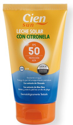 Cien Leche Solar Con Citronela FPS 50