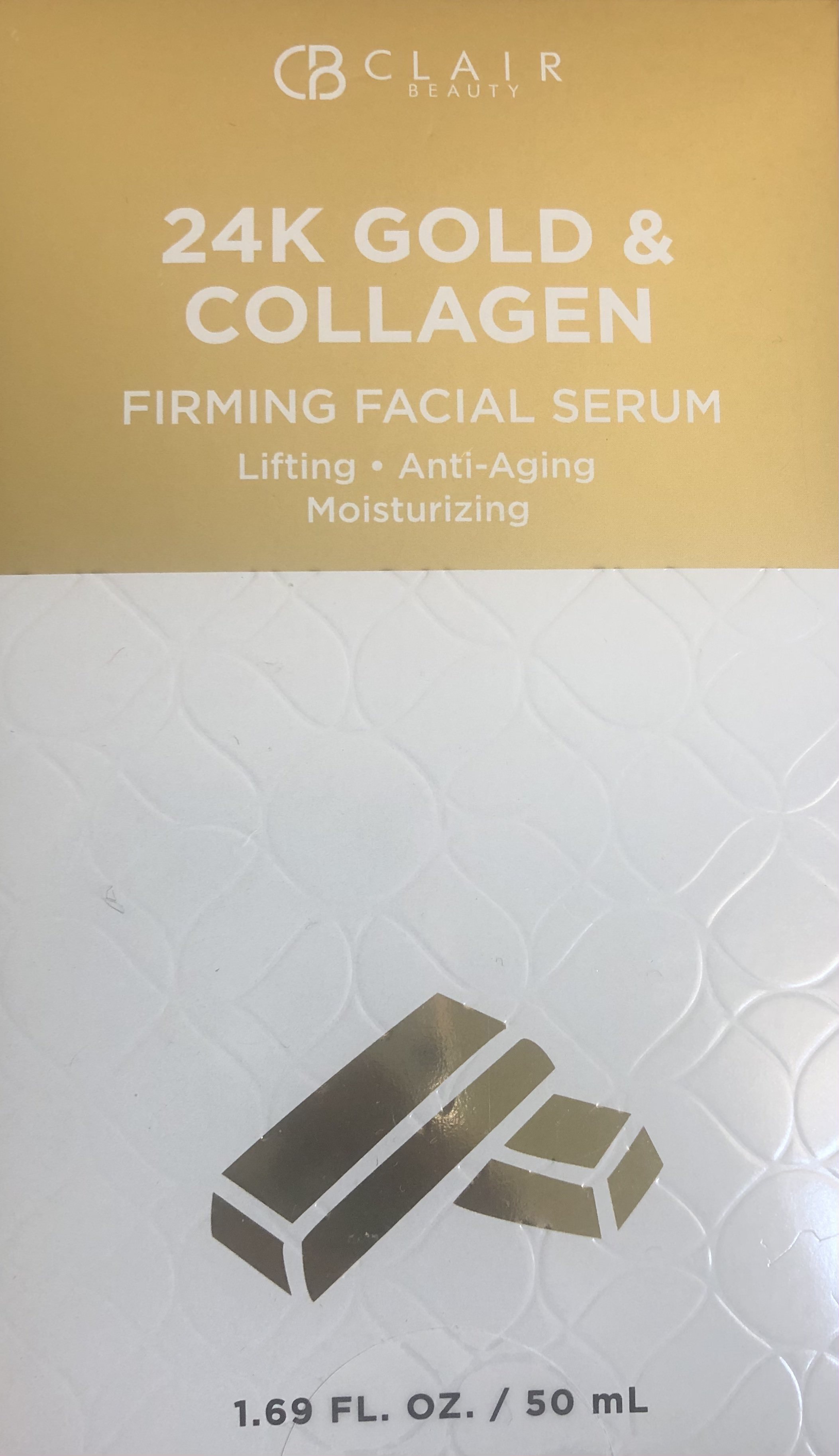 Clair Beauty 24K Gold & Collagen Firming Facial Serum