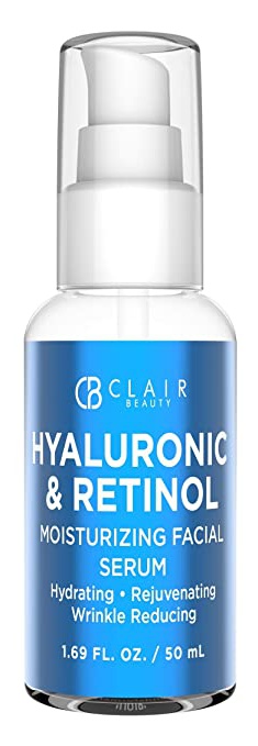 Clair Beauty Hyaluronic & Retinol - Moisturizing Facial Serum